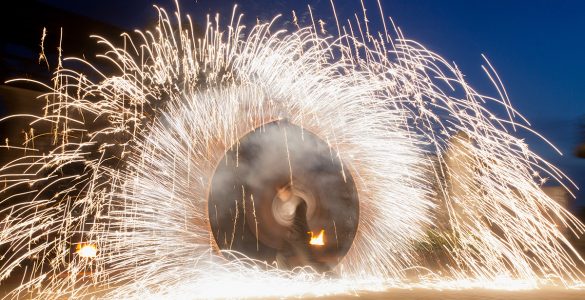 spectacle feu